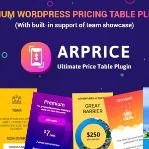 ARPrice v4.1.1 - Ultimate Compare Pricing table plugin