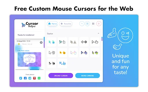 Cursor Helper डाउनलोड करें – बेहतरीन कस्टम माउस कर्सर फ्री में - Screenshot 1