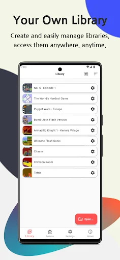 FlashArch – SWF Flash Player डाउनलोड करें | पुराने Flash गेम्स खेलें - Screenshot 3