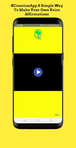 Creation – Voice Affirmations डाउनलोड करें – अपनी आवाज में सकारात्मकता - Screenshot 1