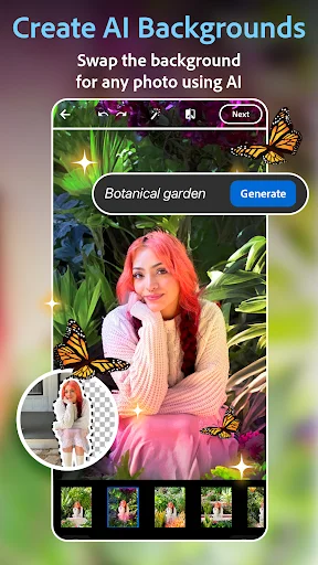 Photoshop Express फोटो एडिटर डाउनलोड करें – बेहतरीन मोबाइल एडिटिंग - Screenshot 1