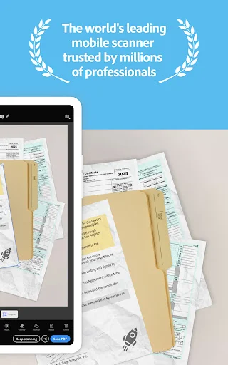 Adobe Scan PDF स्कैनर डाउनलोड करें – OCR के साथ दस्तावेज़ स्कैन करें - Screenshot 10
