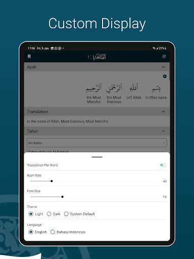 Learn Quran Tafsir डाउनलोड करें – विश्वसनीय तफ़सीर और आसान खोज - Screenshot 22