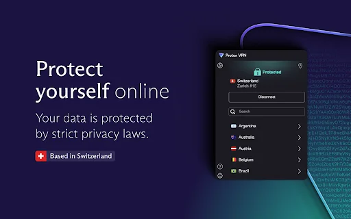 Proton VPN डाउनलोड करें – सुरक्षित और तेज़ VPN एक्सटेंशन - Screenshot 1