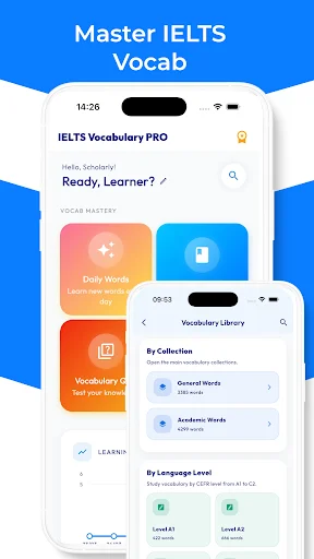 IELTS Vocabulary PRO डाउनलोड करें – IELTS तैयारी के लिए बेहतरीन ऐप - Screenshot 1