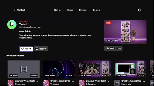 Twitch डाउनलोड करें: लाइव स्ट्रीमिंग और गेमिंग का आनंद लें – Android के लिए - Screenshot 17