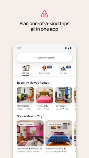 Airbnb ऐप डाउनलोड करें – घर और अनुभव बुक करें | Android - Screenshot 1