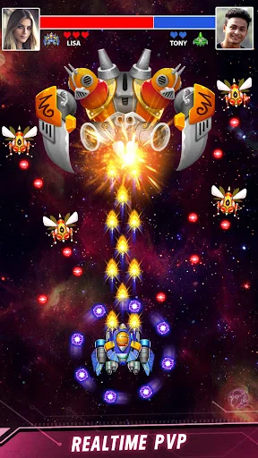 Space shooter – Galaxy attack डाउनलोड करें – क्लासिक आर्केड गेम - Screenshot 24