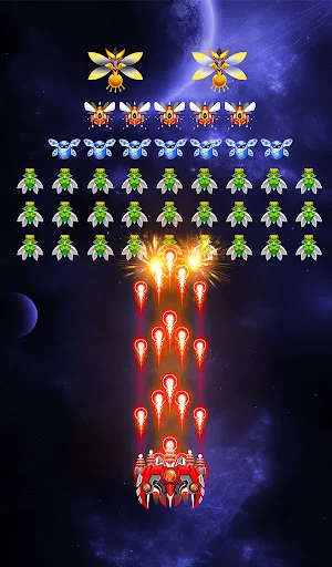 Space shooter – Galaxy attack डाउनलोड करें – क्लासिक आर्केड गेम - Screenshot 2