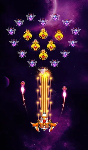 Space shooter – Galaxy attack डाउनलोड करें – क्लासिक आर्केड गेम - Screenshot 1