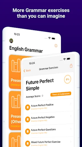 Cambridge English Grammar ऐप डाउनलोड करें – B1-C2 स्तर के व्याकरण सीखें - Screenshot 2