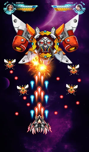 Space shooter – Galaxy attack डाउनलोड करें – क्लासिक आर्केड गेम - Screenshot 4