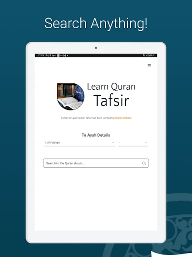 Learn Quran Tafsir डाउनलोड करें – विश्वसनीय तफ़सीर और आसान खोज - Screenshot 9
