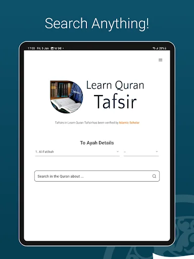 Learn Quran Tafsir डाउनलोड करें – विश्वसनीय तफ़सीर और आसान खोज - Screenshot 17