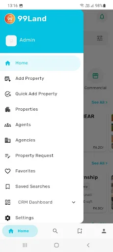 99LAND ऐप डाउनलोड करें – भारत में प्रॉपर्टी खरीदें, बेचें और किराए पर लें - Screenshot 13