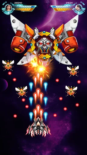 Space shooter – Galaxy attack डाउनलोड करें – क्लासिक आर्केड गेम - Screenshot 18