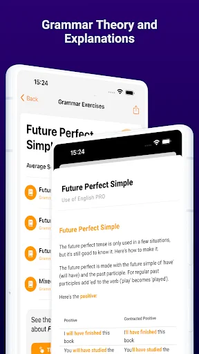 Cambridge English Grammar ऐप डाउनलोड करें – B1-C2 स्तर के व्याकरण सीखें - Screenshot 3
