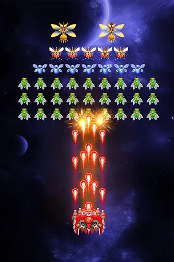Space shooter – Galaxy attack डाउनलोड करें – क्लासिक आर्केड गेम - Screenshot 9