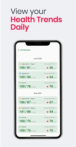 Blood Pressure App डाउनलोड करें – BP Logger के साथ स्वस्थ रहें - Screenshot 3