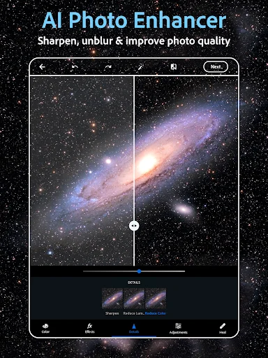 Photoshop Express फोटो एडिटर डाउनलोड करें – बेहतरीन मोबाइल एडिटिंग - Screenshot 14