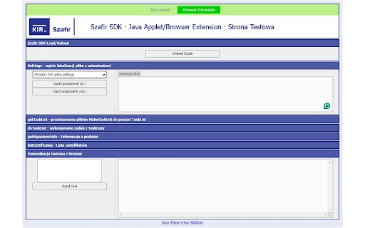 Szafir SDK Web डाउनलोड करें – सुरक्षित डिजिटल हस्ताक्षर समाधान - Screenshot 2