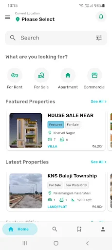 99LAND ऐप डाउनलोड करें – भारत में प्रॉपर्टी खरीदें, बेचें और किराए पर लें - Screenshot 2