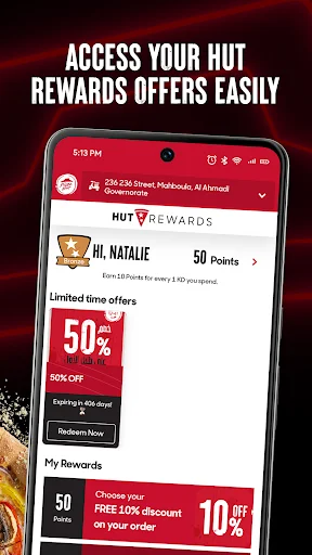 Pizza Hut KWT ऐप डाउनलोड करें – ऑनलाइन पिज्जा ऑर्डर करें और पाएं बेहतरीन ऑफर - Screenshot 3