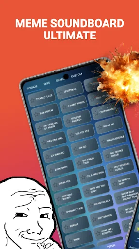 MEME Soundboard 2026 Ultimate डाउनलोड करें – बेहतरीन मीम साउंड्स - Screenshot 1