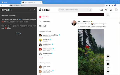 myfaveTT डाउनलोड करें – TikTok वीडियो और फेवरेट का बैकअप लें - Screenshot 3