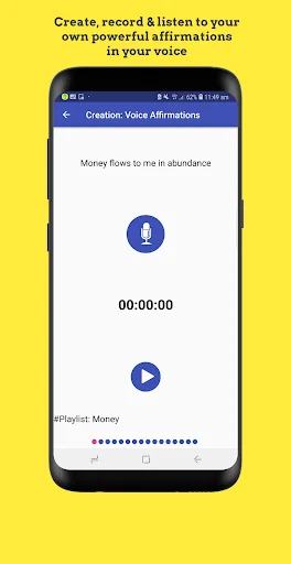Creation – Voice Affirmations डाउनलोड करें – अपनी आवाज में सकारात्मकता - Screenshot 3