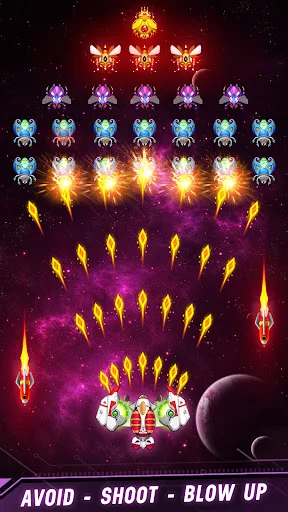 Space shooter – Galaxy attack डाउनलोड करें – क्लासिक आर्केड गेम - Screenshot 26