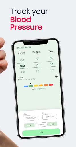 Blood Pressure App डाउनलोड करें – BP Logger के साथ स्वस्थ रहें - Screenshot 2