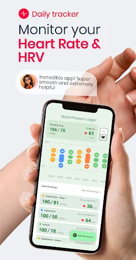 Blood Pressure App डाउनलोड करें – BP Logger के साथ स्वस्थ रहें - Screenshot 1