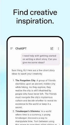 ChatGPT डाउनलोड करें – आपका स्मार्ट AI असिस्टेंट और लेखन टूल - Screenshot 3