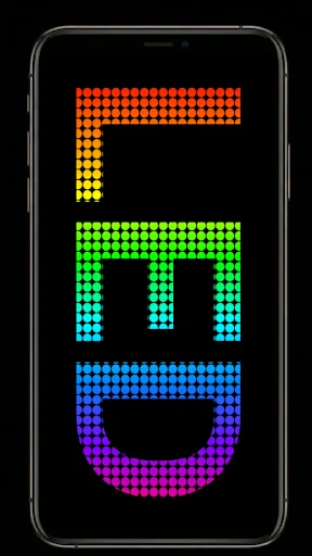 LED Scroller – Rainbow Text डाउनलोड करें – नियॉन साइनबोर्ड ऐप - Screenshot 1