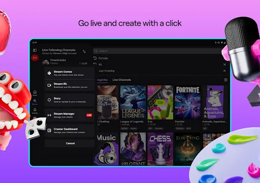 Twitch डाउनलोड करें: लाइव स्ट्रीमिंग और गेमिंग का आनंद लें – Android के लिए - Screenshot 16