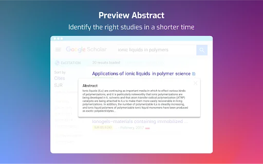 ExCITATION डाउनलोड करें – Google Scholar पर Journal Ranking देखें - Screenshot 4