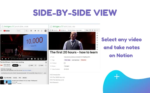 Snipo: YouTube और Udemy नोट्स सीधे Notion में सेव करें – अभी डाउनलोड करें - Screenshot 2