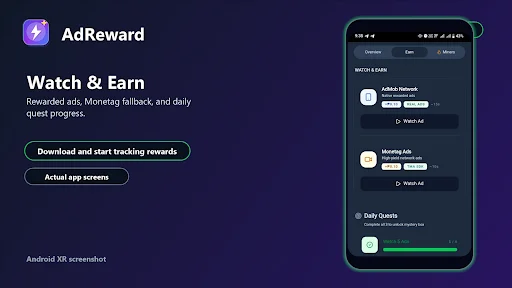 AdReward: Earn & Grow डाउनलोड करें – विज्ञापन देखकर पैसे कमाएं - Screenshot 34