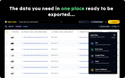 Ultimate Web Scraper डाउनलोड करें – डेटा एक्सट्रैक्शन टूल - Screenshot 4
