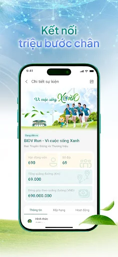 BIDV Run Plus डाउनलोड करें – नवीनतम फिटनेस ट्रैकिंग ऐप - Screenshot 21