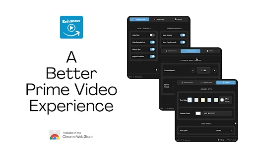 Prime Video Enhancer डाउनलोड करें – Amazon Prime अनुभव को बेहतर बनाएं - Screenshot 1
