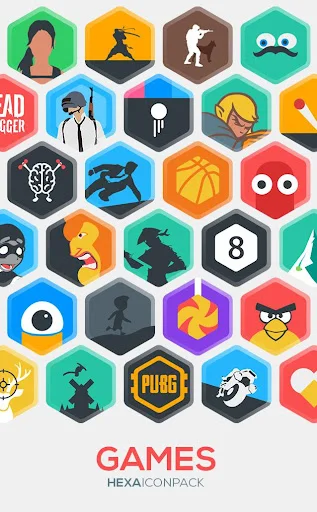 Hexa Icon Pack डाउनलोड करें – अनोखे हेक्सागोनल आइकॉन स्टाइल - Screenshot 9