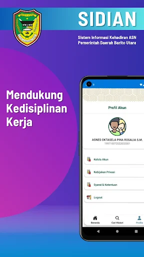 Sidian Barut डाउनलोड करें – डिजिटल उपस्थिति प्रबंधन ऐप - Screenshot 8