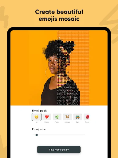 Emoji Photo Mosaic ऐप डाउनलोड करें – अपनी तस्वीरों को इमोजी आर्ट बनाएं - Screenshot 5