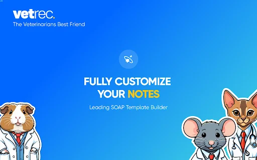 VetRec एक्सटेंशन डाउनलोड करें – पशु चिकित्सकों के लिए क्लीनिकल नोट्स - Screenshot 3