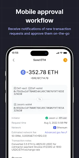 MPC Vault डाउनलोड करें – सुरक्षित मल्टीसिग क्रिप्टो वॉलेट - Screenshot 4