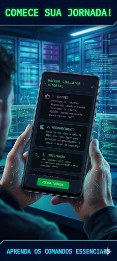 HackOs: Hacker Simulator डाउनलोड करें – टर्मिनल सिम्युलेटर फ्री - Screenshot 2