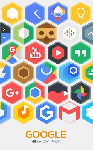 Hexa Icon Pack डाउनलोड करें – अनोखे हेक्सागोनल आइकॉन स्टाइल - Screenshot 5