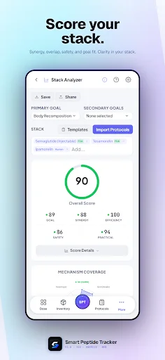 Smart Peptide Tracker डाउनलोड करें – पेप्टाइड लॉगिंग ऐप - Screenshot 7